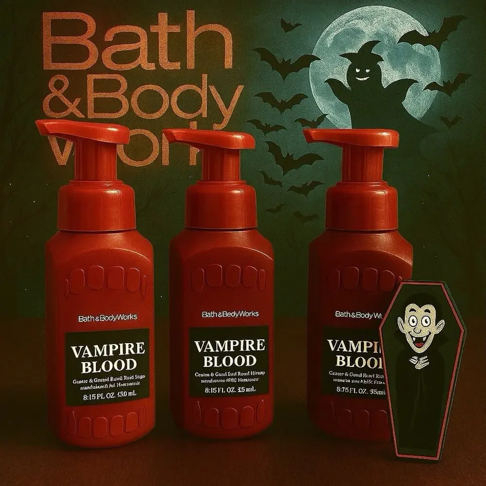 6-Pack Bath & Body Works Vampire Blood Foaming Hand Soap 8.75 floz